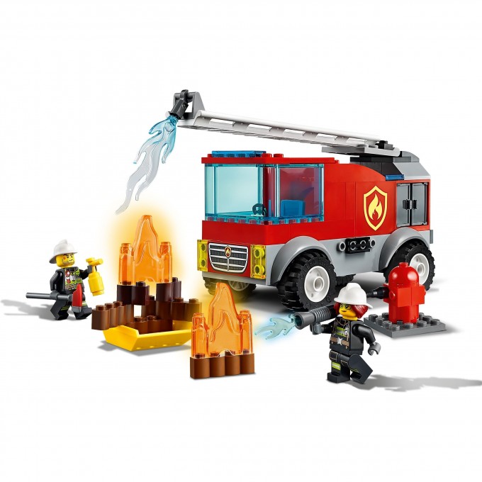 Конструктор LEGO CITY "ПОЖАРНАЯ МАШИНА С ЛЕСТНИЦЕЙ" City 60280 2932499