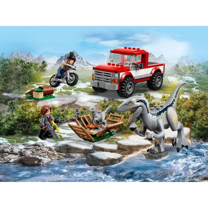 Конструктор LEGO JURASSIC WORLD™ "БЛУ И ПОИМКА БЕТА-ВЕЛОЦИРАПТОРА" 76946 3814571