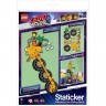 Набор многоразовых наклеек для декора LEGO MOVIE 2 “EMMET VEHICLE” The LEGO® Movie 2 52368L 1215310